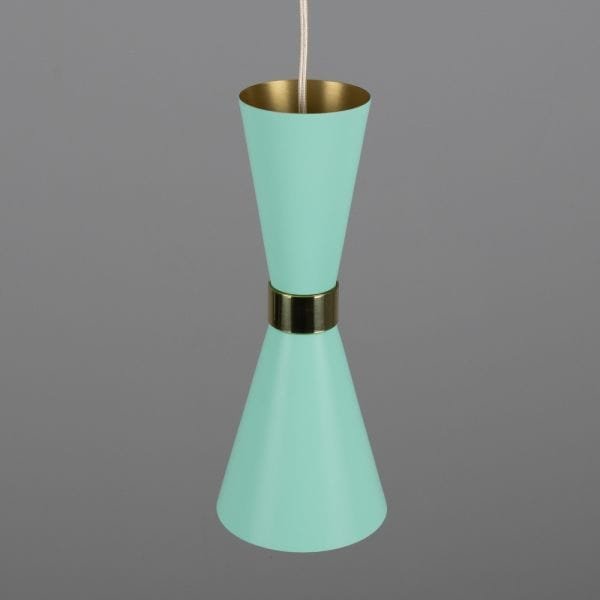 Cairo Contemporary Coloured Pendant Light - 8 Colours - Image 14